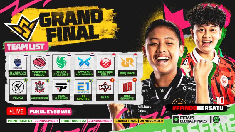 RRQ Kazu dan Bigetron Delta Siap Bertarung  di Grand Finals FFWS Global Finals 2024!