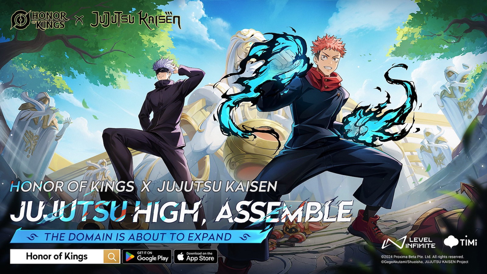 Collab Dari HOK-Jujutsu Kaisen Kedua Akan Bawa Megumi dan Nobara!