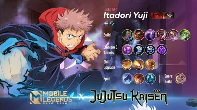 Begini Cara Supaya Bisa Mendapatkan Skin Yuji Itadori Jujutsu Kaisen pada HOK!